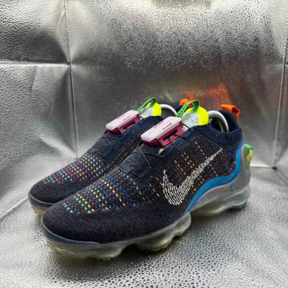 Size 8 Nike Air VaporMax 2020 Flyknit Royal Blue Mens Running Shoes CJ6740-400 - Picture 4 of 9